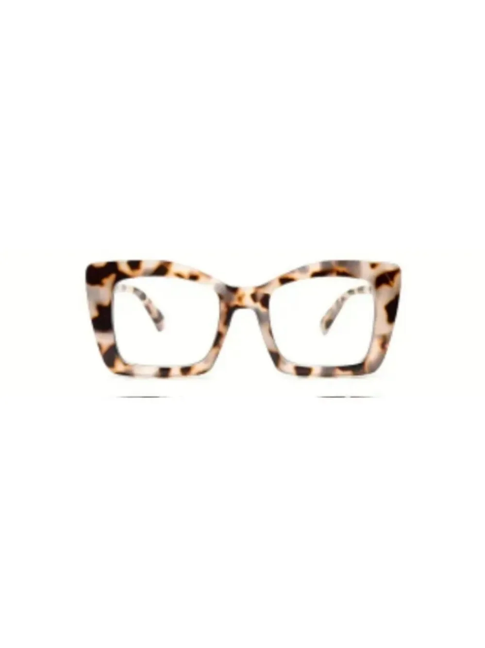 +3.00 Oprah Style Tortoise Shell Square Readers Glasses